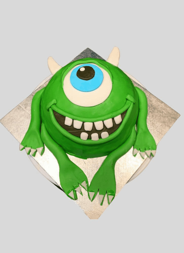 Adorable Mike Wazowski Cake