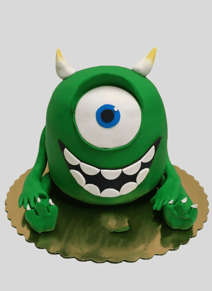 Appealing Mike Wazowski Cake