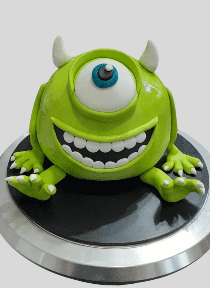 Captivating Mike Wazowski Cake