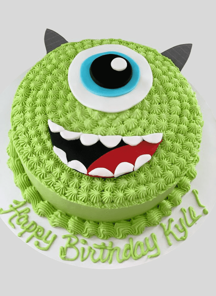 Dazzling Mike Wazowski Cake