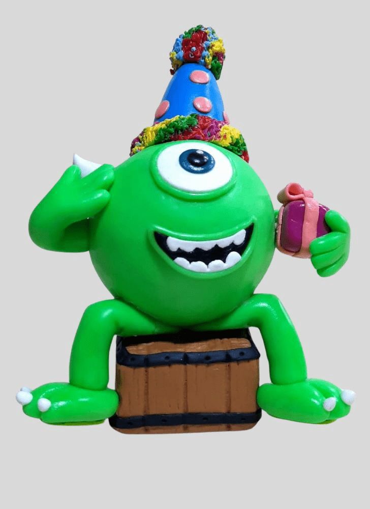 Delicate Mike Wazowski Cake