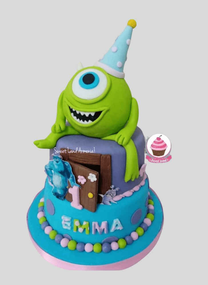 Delightful Mike Wazowski Cake