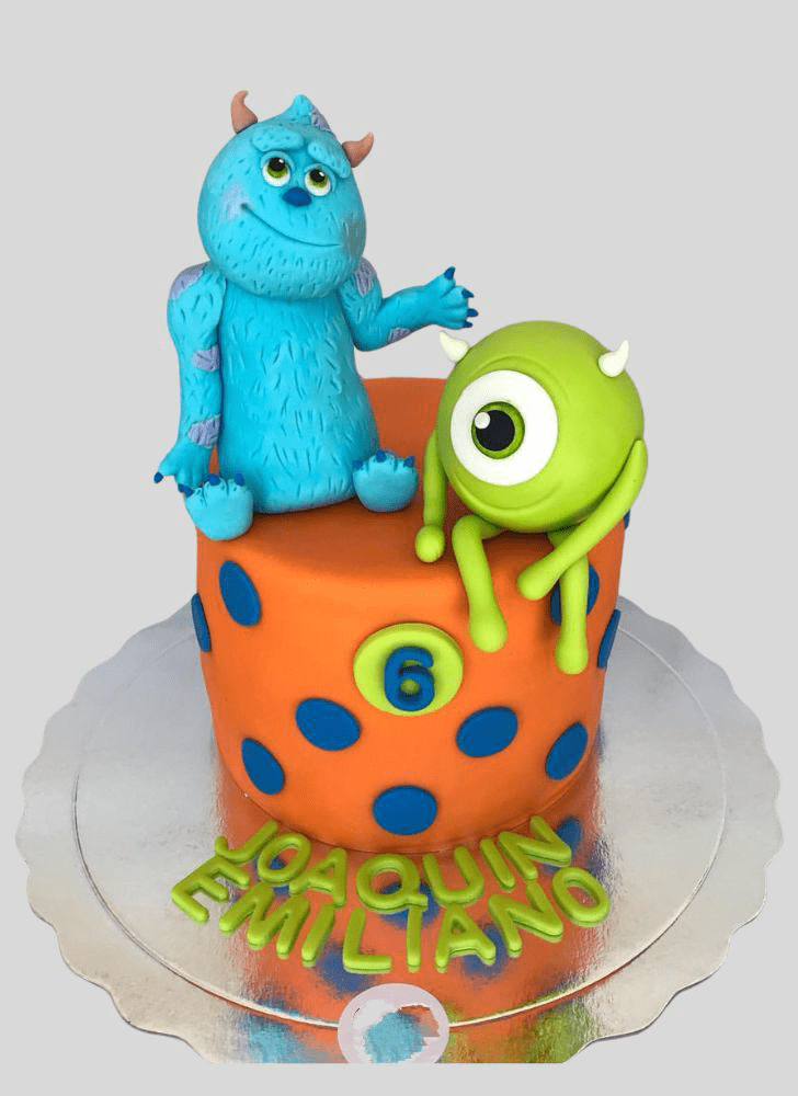 Elegant Mike Wazowski Cake