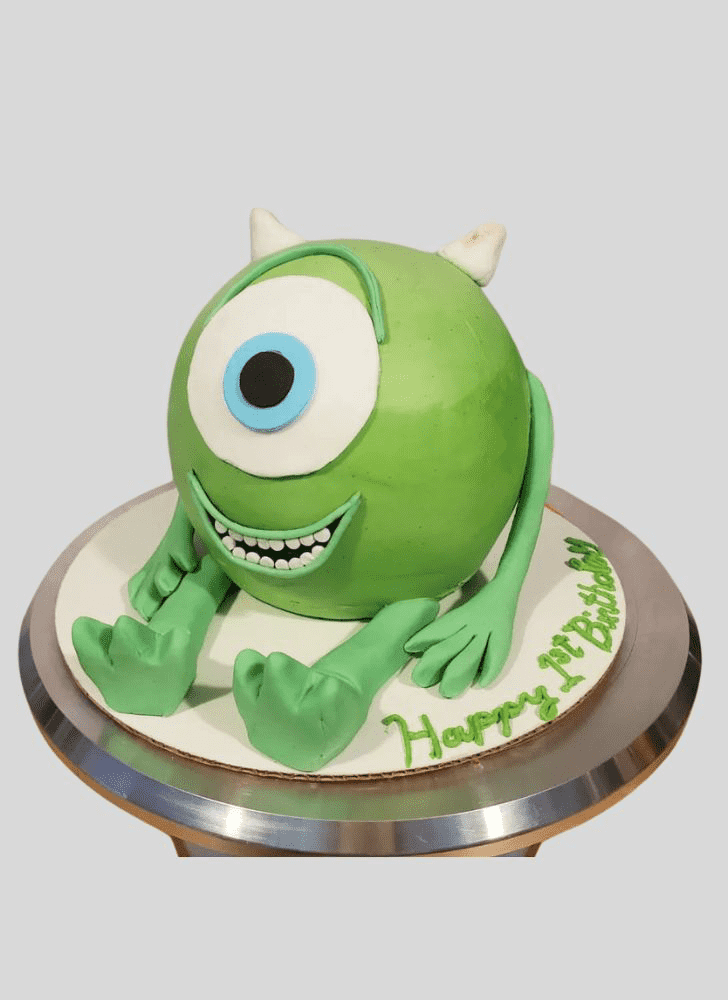 Fascinating Mike Wazowski Cake