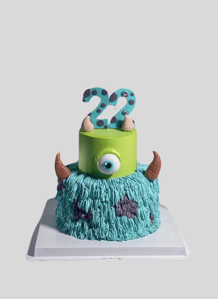 Fetching Mike Wazowski Cake