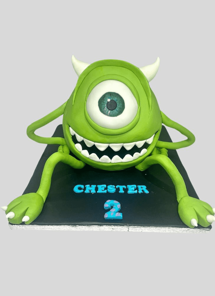 Gorgeous Mike Wazowski Cake