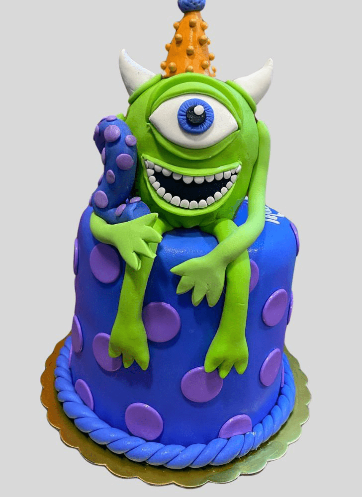 Handsome Mike Wazowski Cake