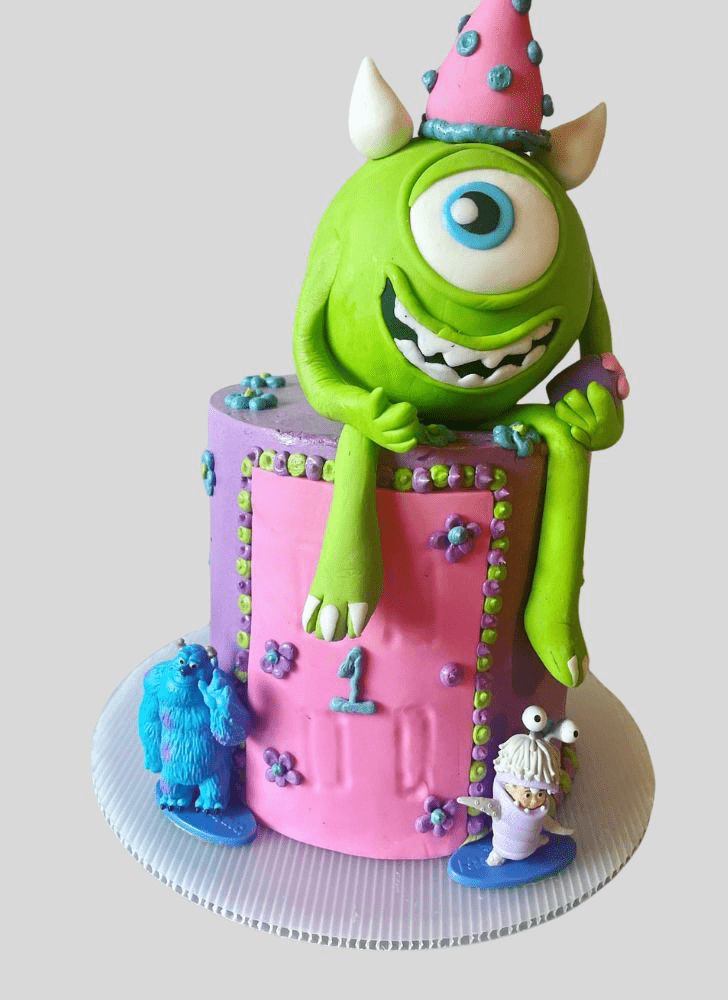 Magnetic Mike Wazowski Cake