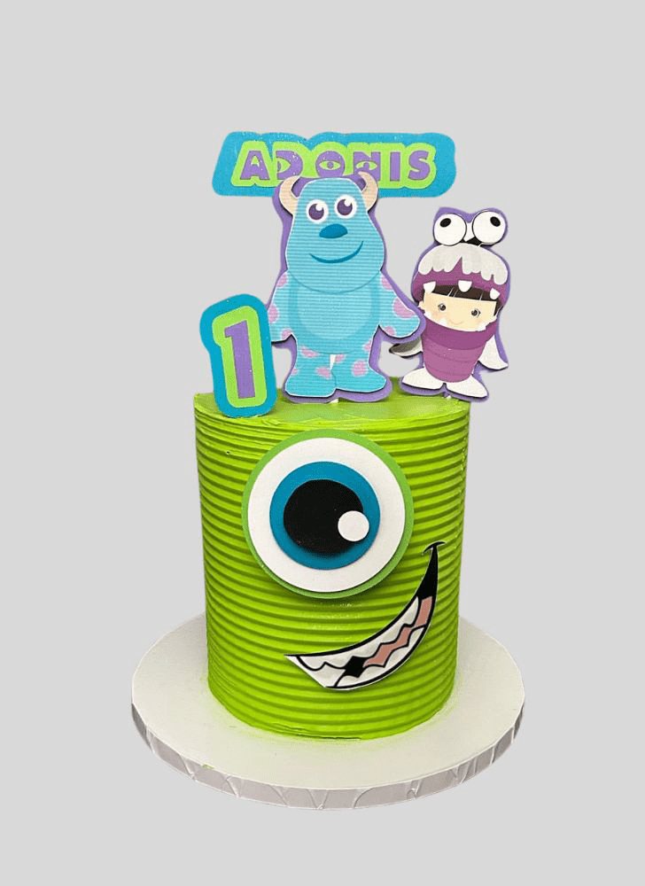 Pretty Mike Wazowski Cake