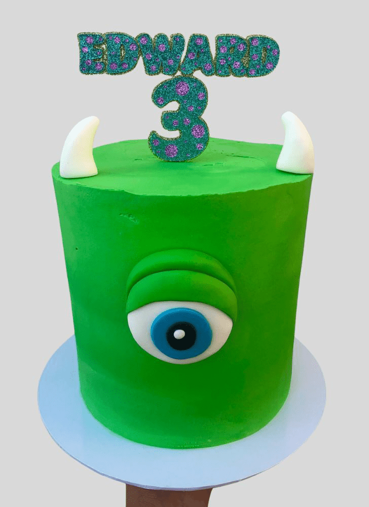 Resplendent Mike Wazowski Cake