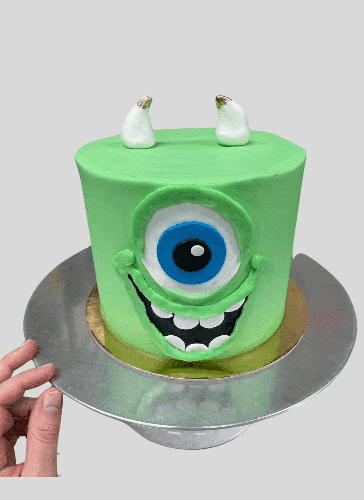 Wonderful Mike Wazowski Cake Design