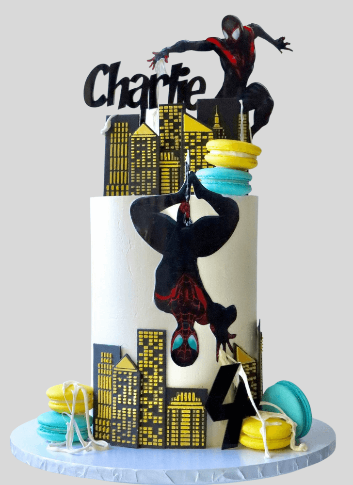 Cute Miles Morales Cake