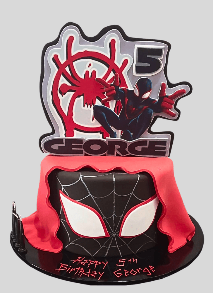 Delightful Miles Morales Cake