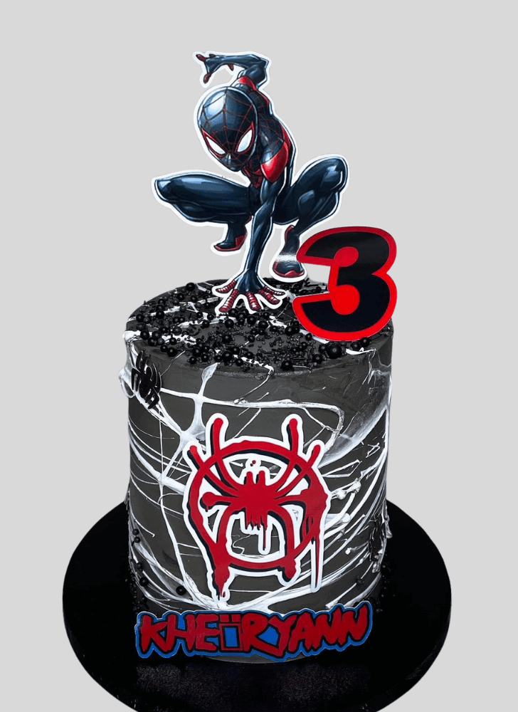 Elegant Miles Morales Cake