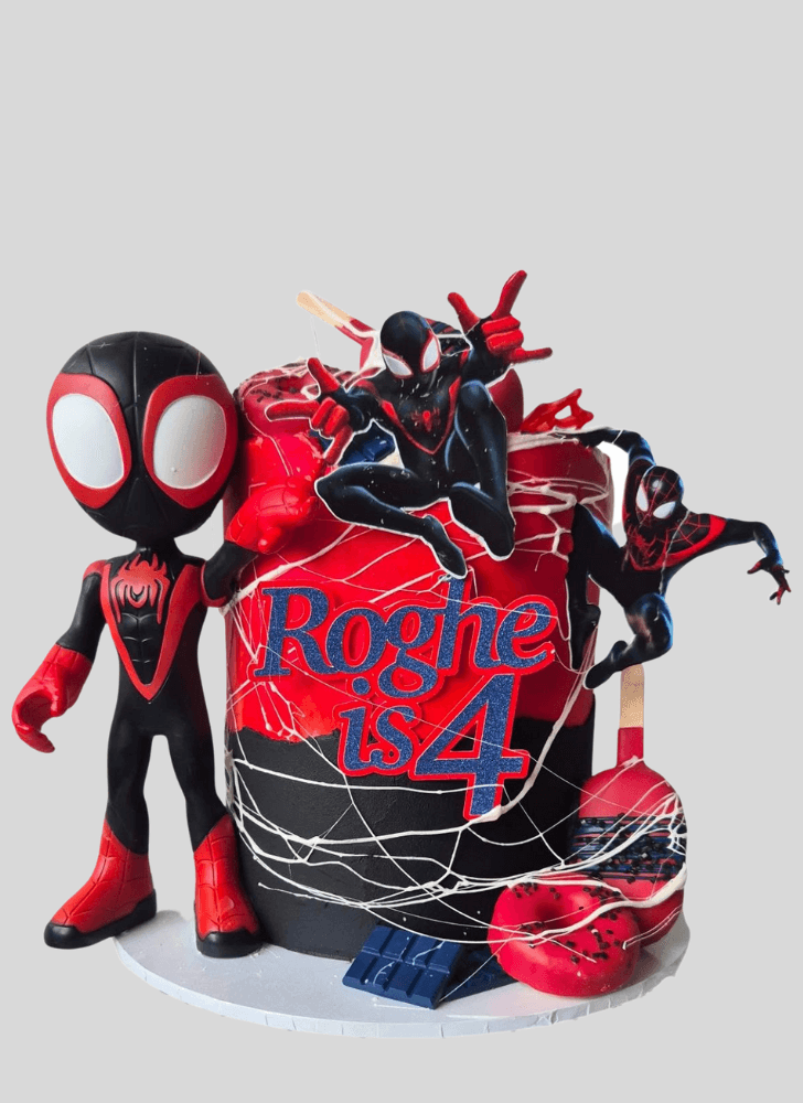 Enthralling Miles Morales Cake