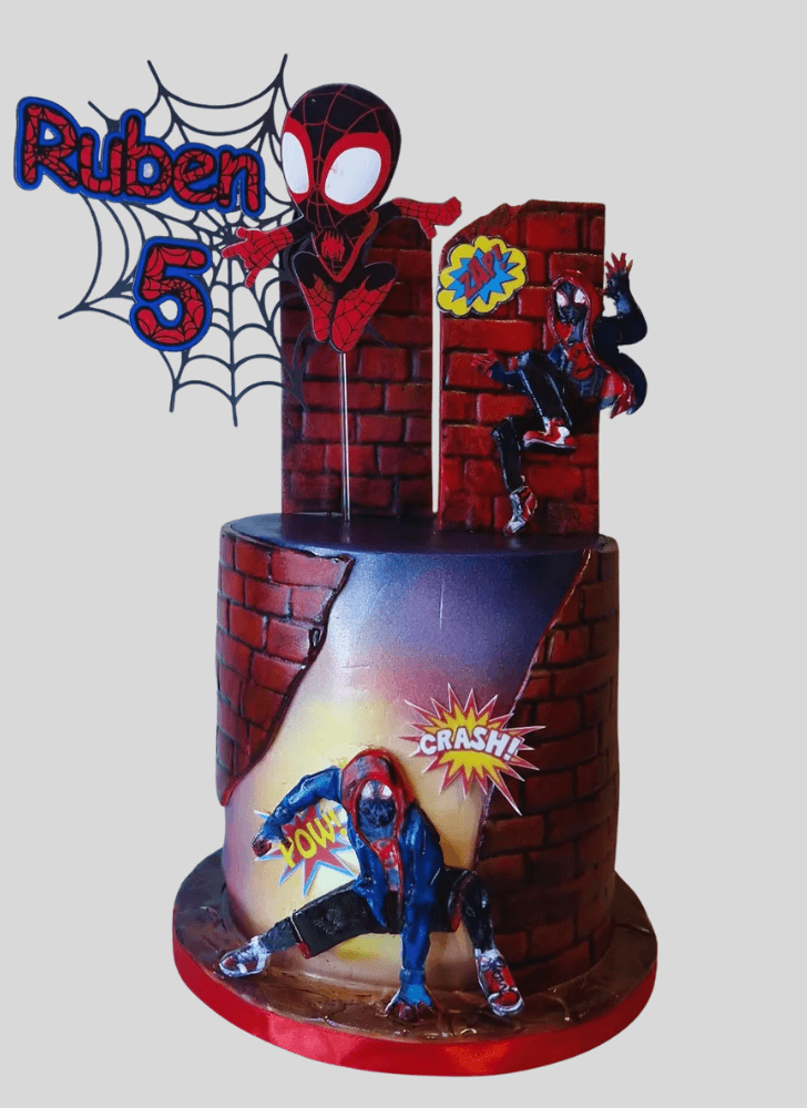 Fair Miles Morales Cake
