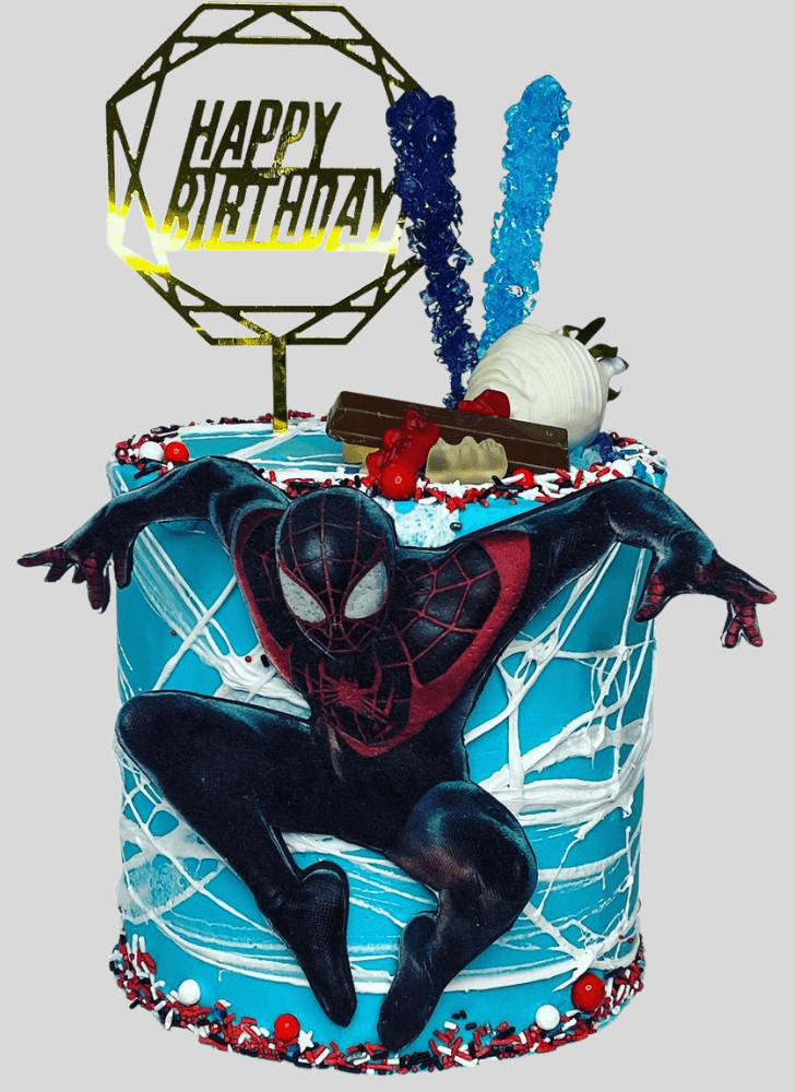Fetching Miles Morales Cake