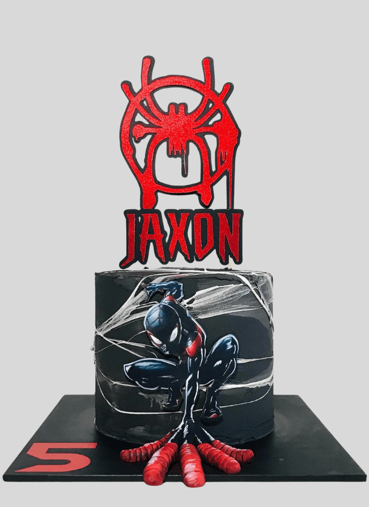 Radiant Miles Morales Cake