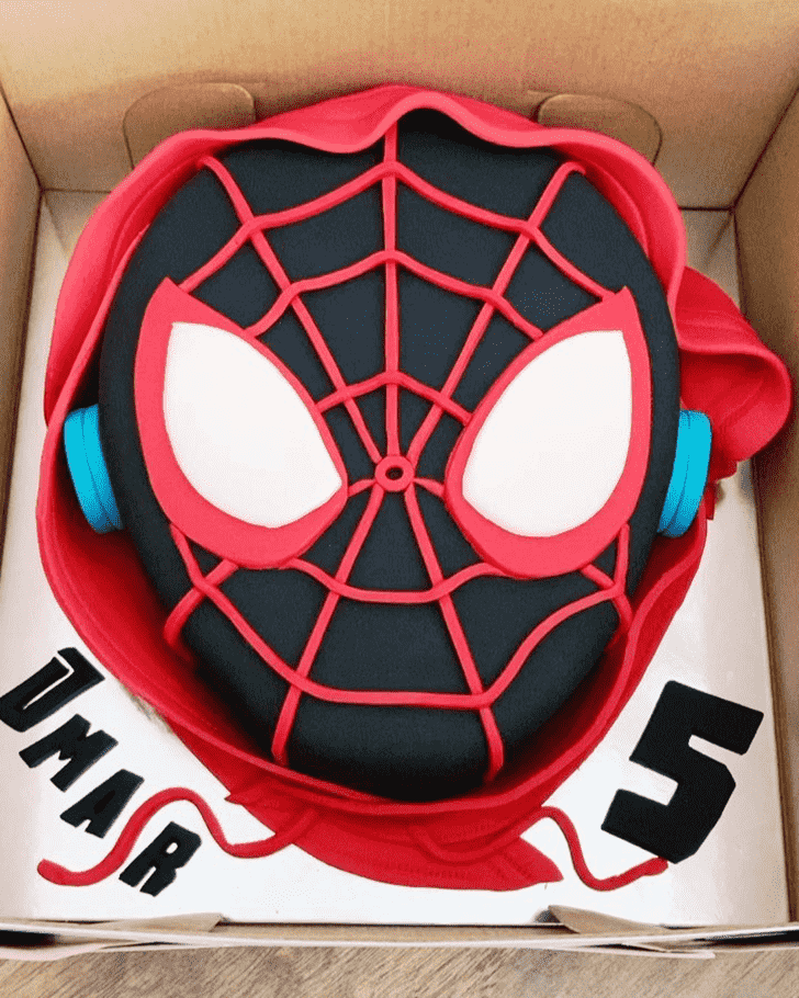 Shapely Miles Morales Cake