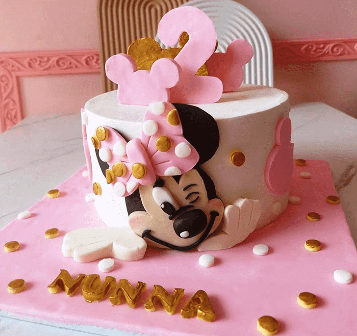 Refined Mini Mouse Cake