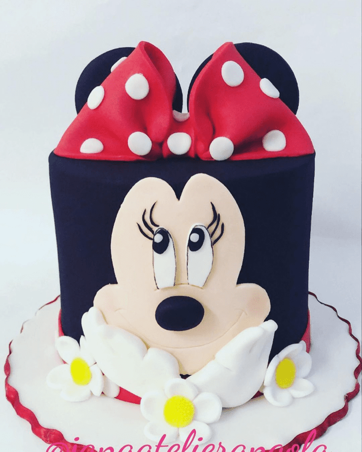 Elegant Minnie Mouse Cake