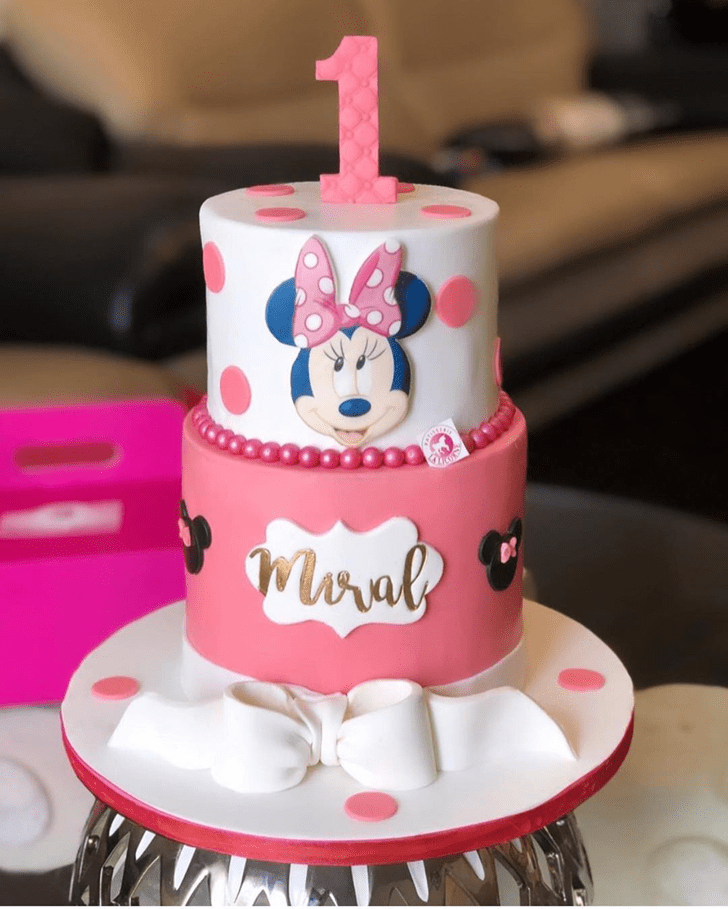 Ideal Minnie Mouse Cake