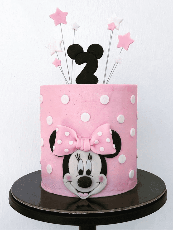 Radiant Minnie Mouse Cake