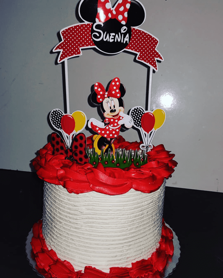 Shapely Minnie Mouse Cake