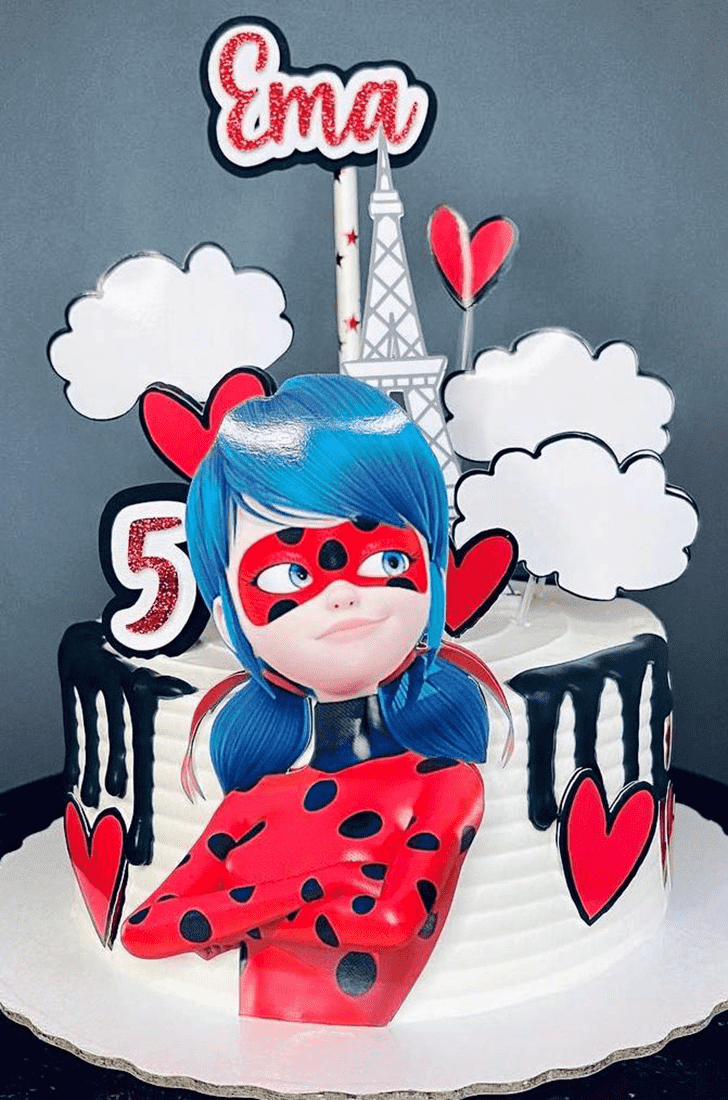 Cute Miraculous Ladybug Cake