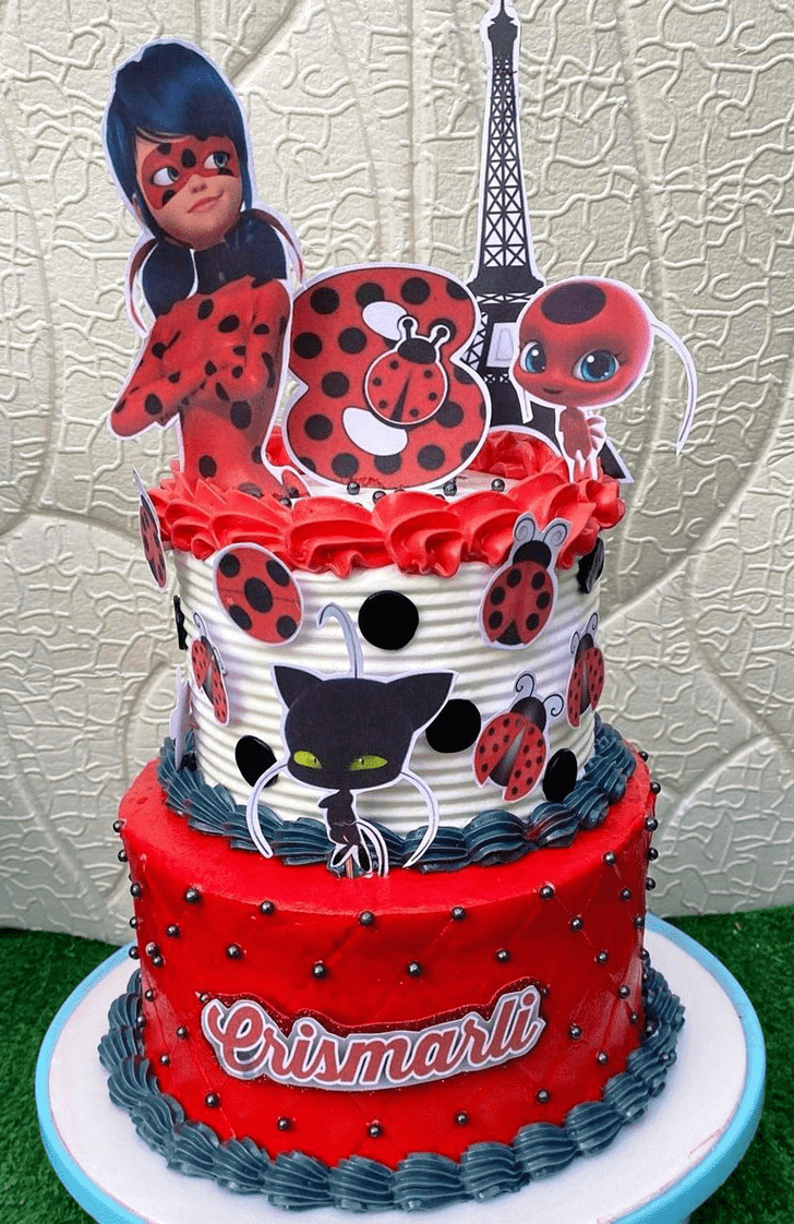 Divine Miraculous Ladybug Cake