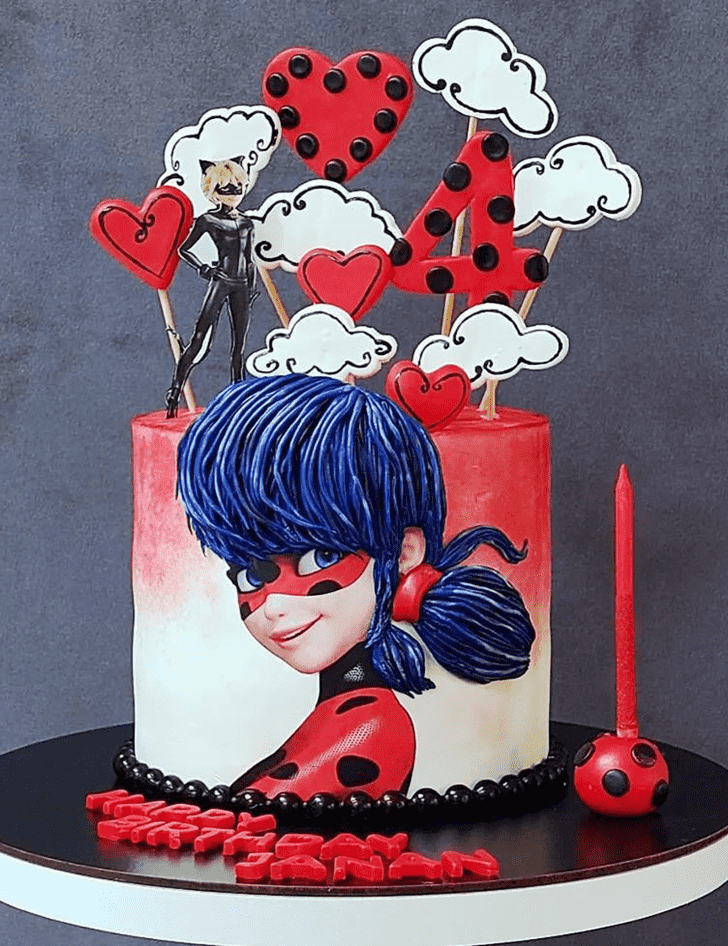 Enthralling Miraculous Ladybug Cake