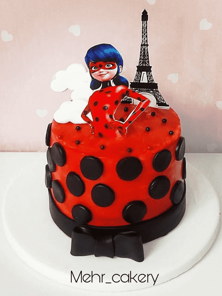 Enticing Miraculous Ladybug Cake