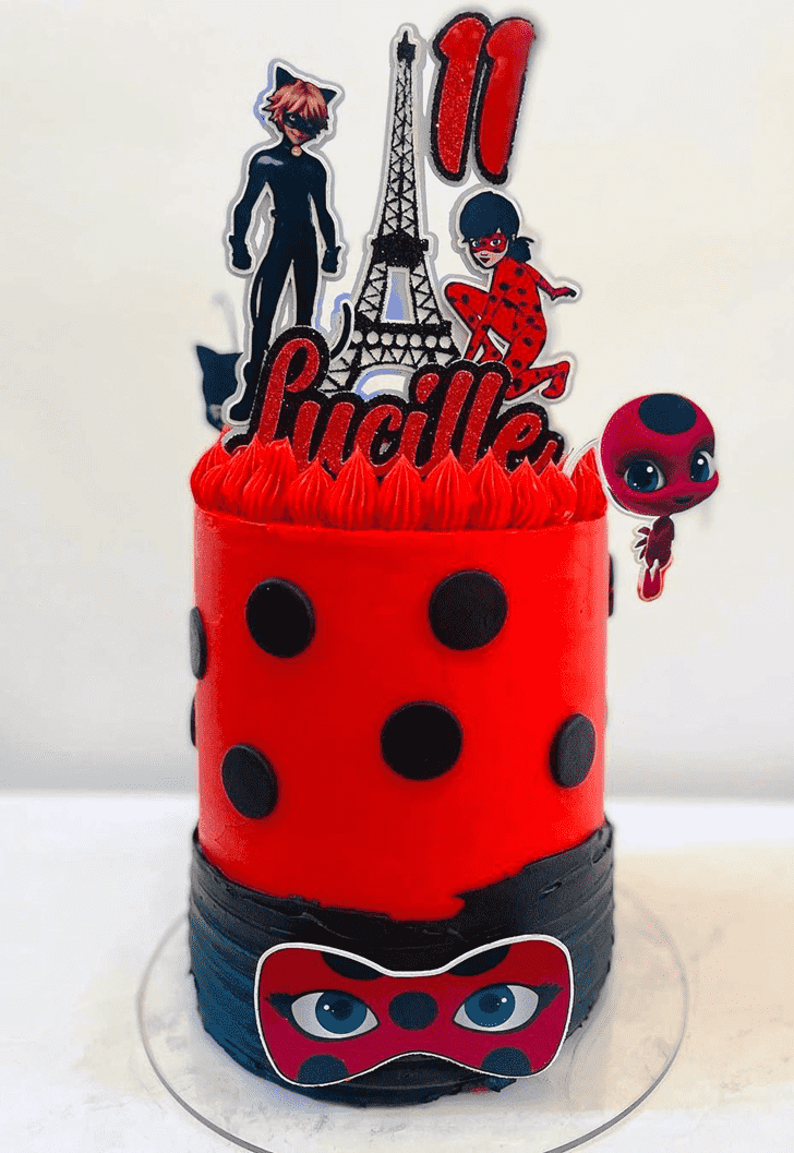 Fine Miraculous Ladybug Cake