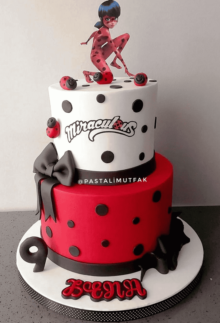 Handsome Miraculous Ladybug Cake