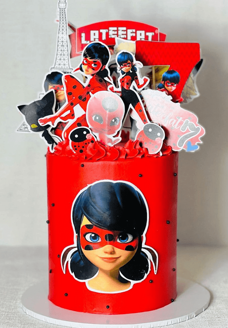 Resplendent Miraculous Ladybug Cake