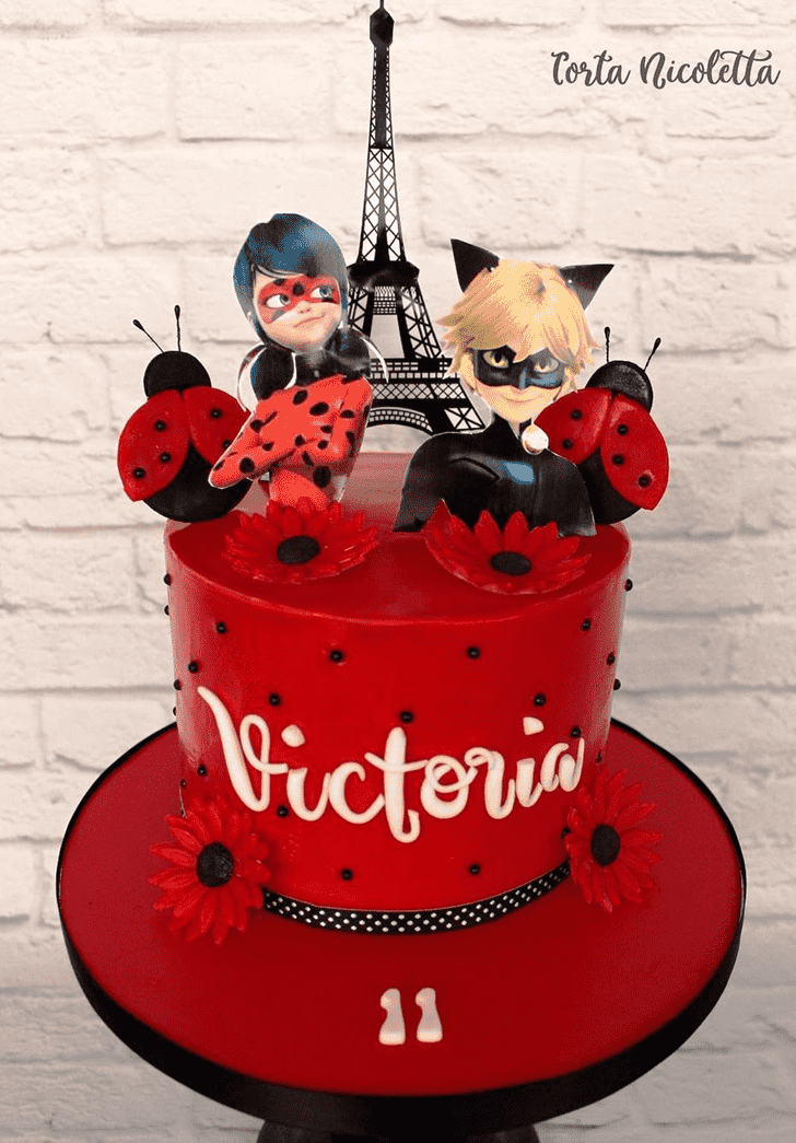 Shapely Miraculous Ladybug Cake