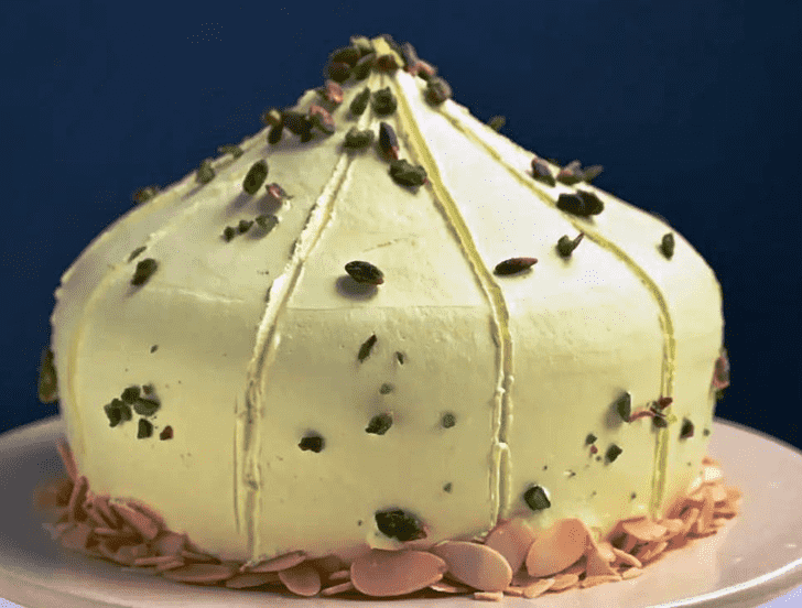 Elegant Modak Cake