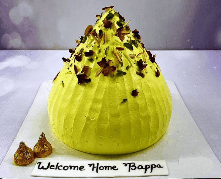 Superb Modak Cake