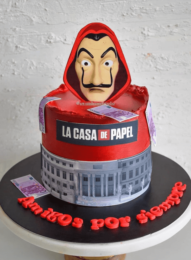 Enthralling Money Heist Cake