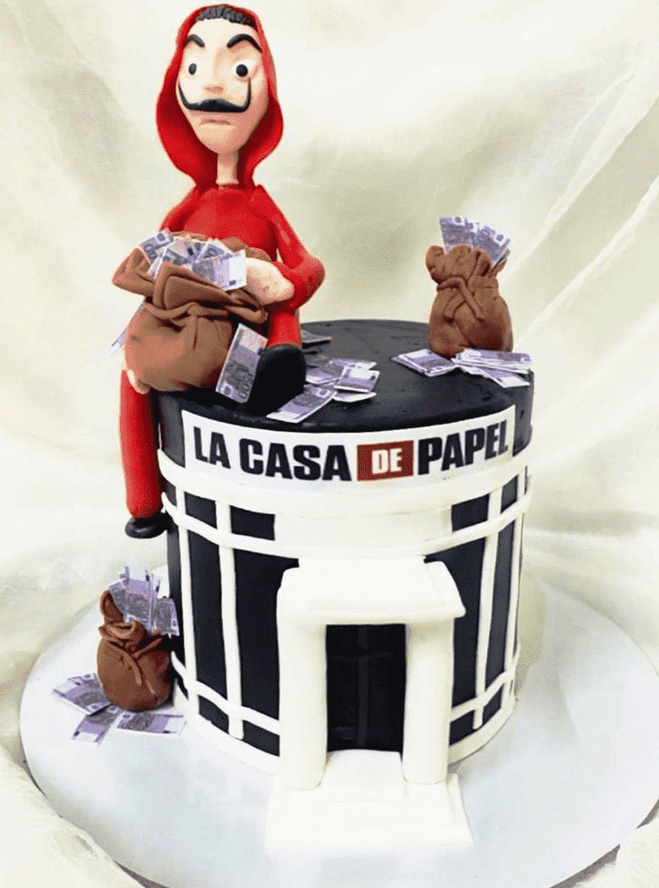 Excellent Money Heist Cake