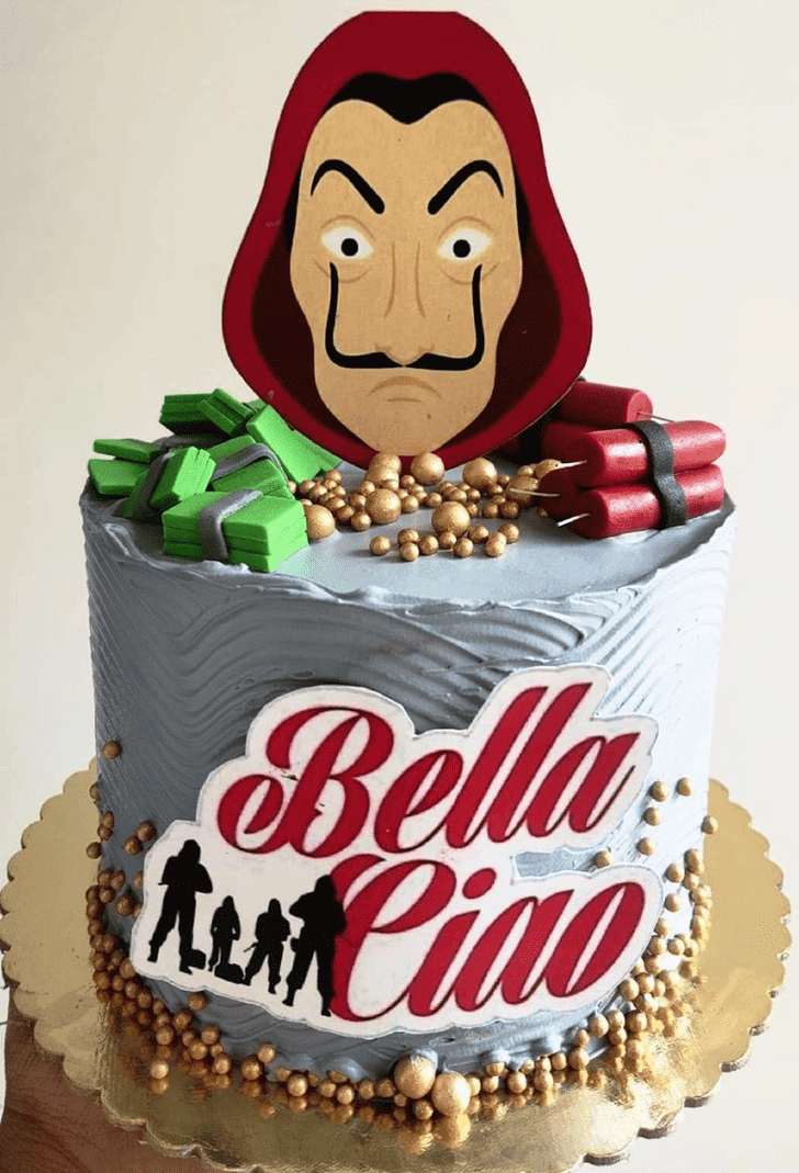 Exquisite Money Heist Cake