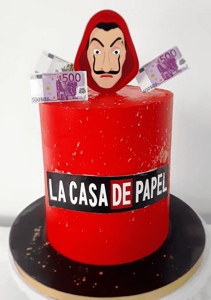 Fine Money Heist Cake