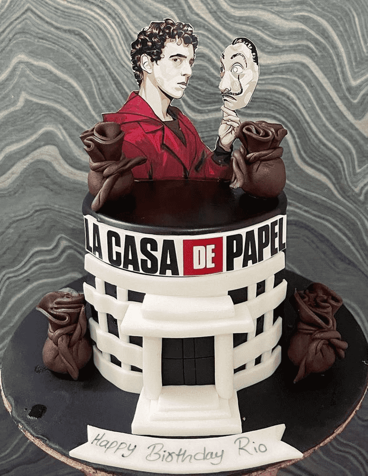 Radiant Money Heist Cake