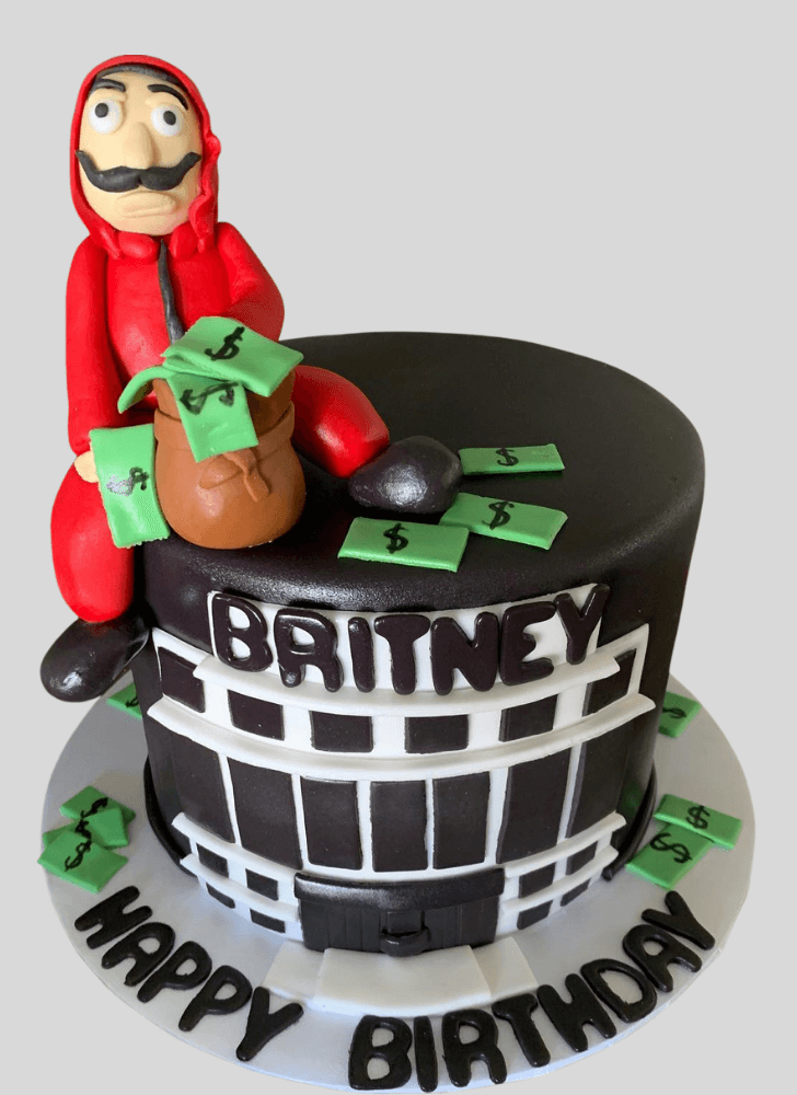 Bewitching Money Heist Cake