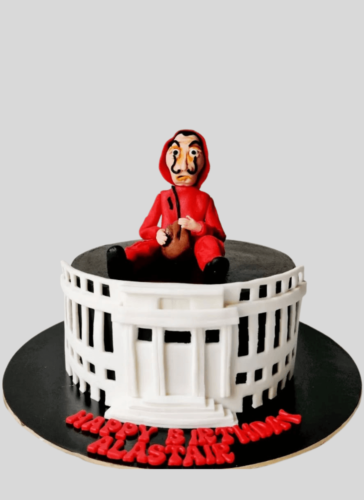 Magnetic Money Heist Cake