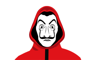 Money Heist Cake Design