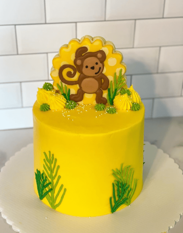 Admirable Monkey Cake Design