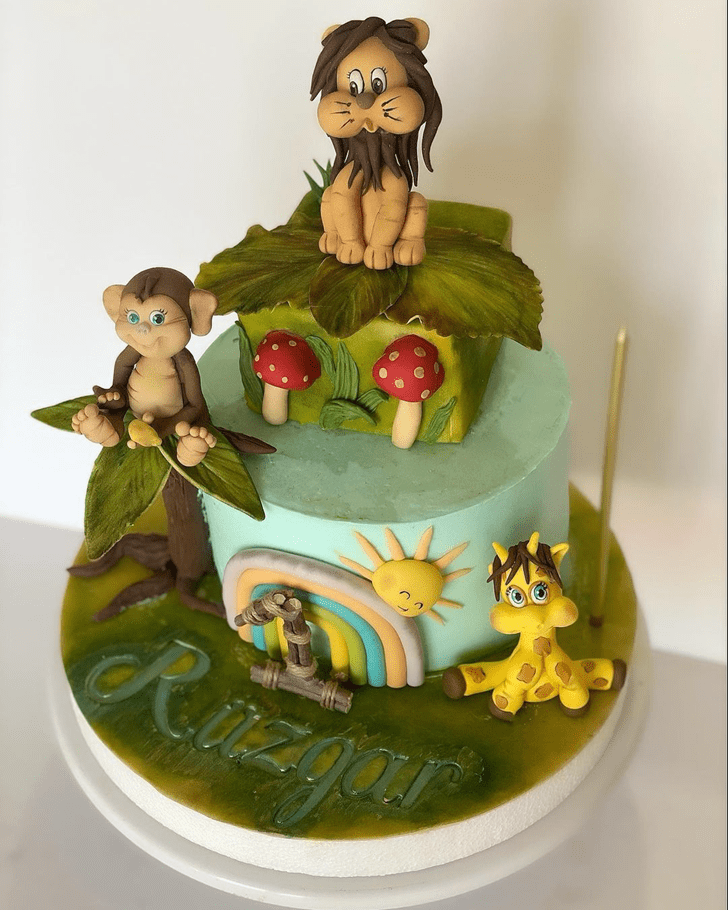 Lovely Monkey Cake Design