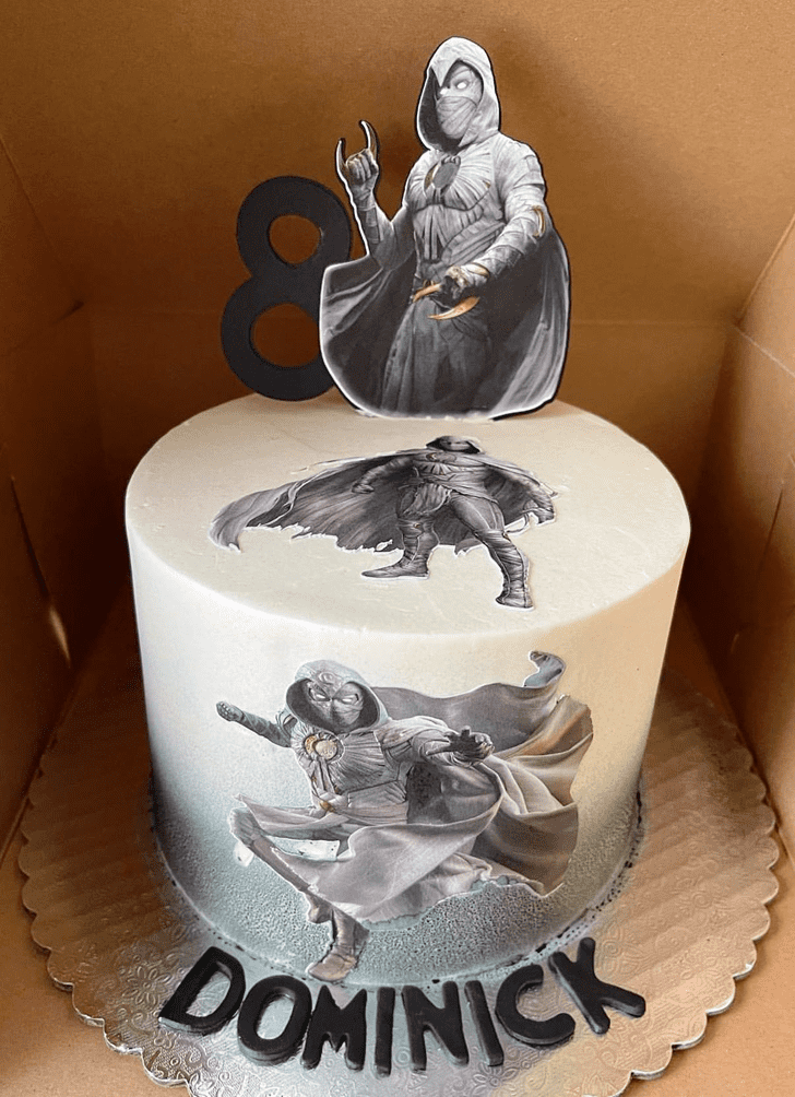 Moon Knight Grey Cake