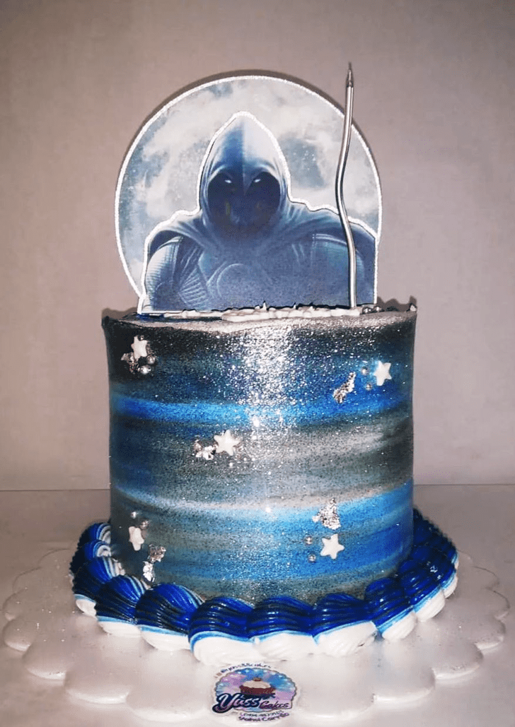 Moon Knight Blue Cake